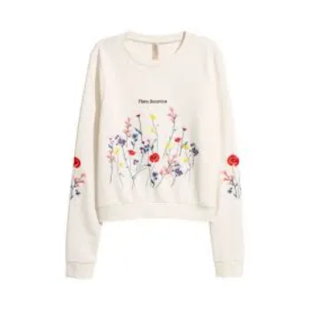 Embroidered sweatshirt